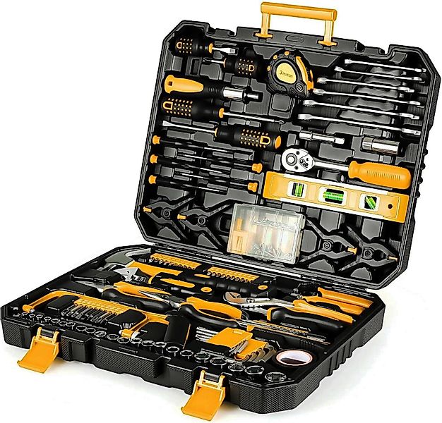 TLGREEN Werkzeugset Haushaltskoffer, (198-teiliger Werkzeugkasten, Handwerk günstig online kaufen