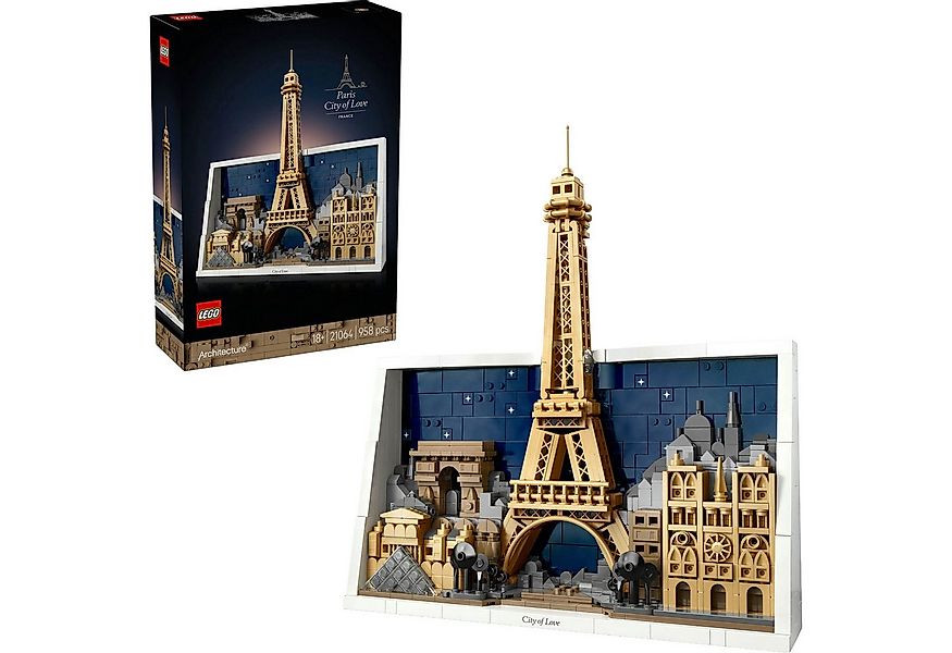 LEGO® Paris – Stadt der Liebe (21064), LEGO Architecture Konstruktionsspiel günstig online kaufen