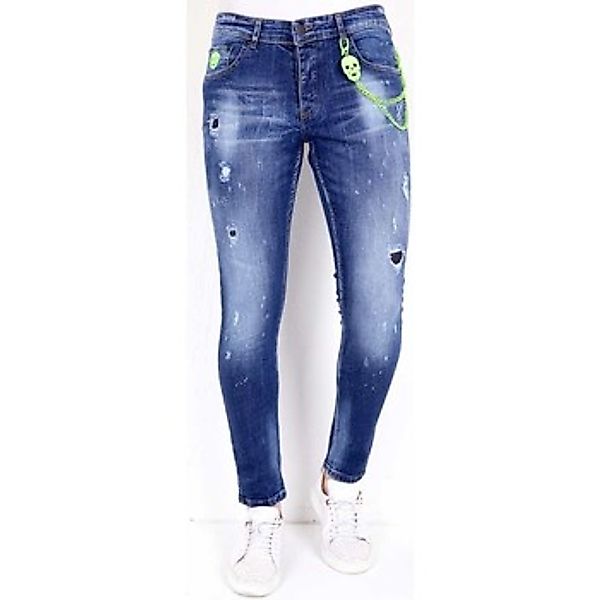 Local Fanatic  Slim Fit Jeans Jeans Mit Farbspritzer günstig online kaufen