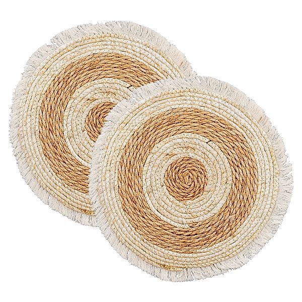 Levandeo® Platzset, 2er Set Platzmatte Ø38cm günstig online kaufen