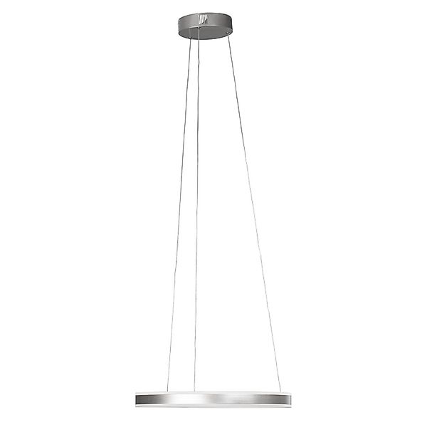 LED-Hängeleuchte Sirko, Ø 50 cm, nickelfarben, Metall, CCT günstig online kaufen