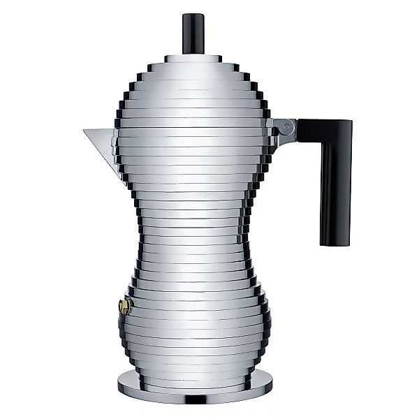 Alessi - Pulcina Espressokocher 30cl - schwarz, aluminium/LxBxH 20x12x26cm/ günstig online kaufen