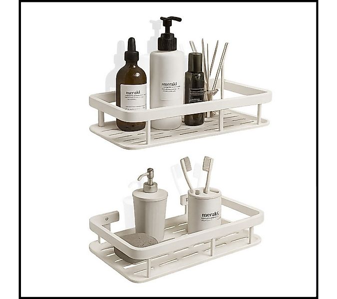 LIVINA HOME Duschablage ohne Bohren, Duschablage zum hängen, Duschkorb in s günstig online kaufen