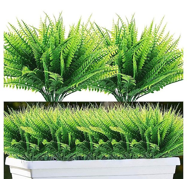 Kunstblumenstrauß Outdoor Künstliche Pflanzen Boston Farn Wetterfeste Balko günstig online kaufen