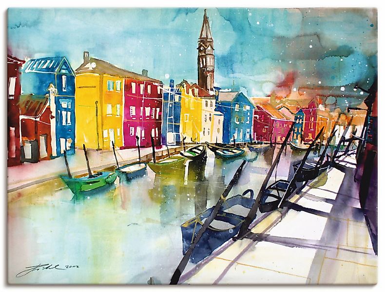 Artland Leinwandbild "Venedig" Italien 1 Stk. tlg. als Alubild, Outdoorbild günstig online kaufen