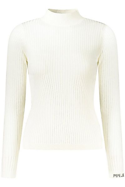 Pepe Jeans Strickpullover Eleganter Damenpullover mit hohem Kragen und Stic günstig online kaufen