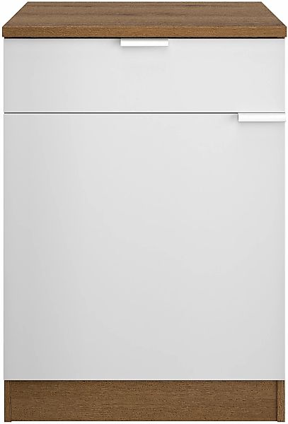 Gami Unterschrank "Eden Küche Unterschrank B.60 1 Tür 1 Schublade", (1 St.) günstig online kaufen