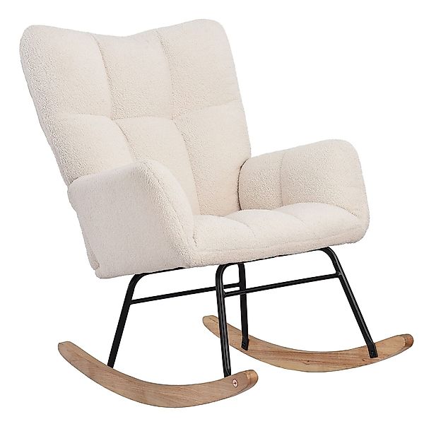 FUROKOY Schaukelstuhl Relaxsessel Polsterstuhl (mit Armlehne, günstig online kaufen