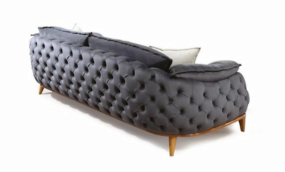 JVmoebel Chesterfield-Sofa Luxus Chesterfield 3+3+1 Couchgarnitur modernes günstig online kaufen