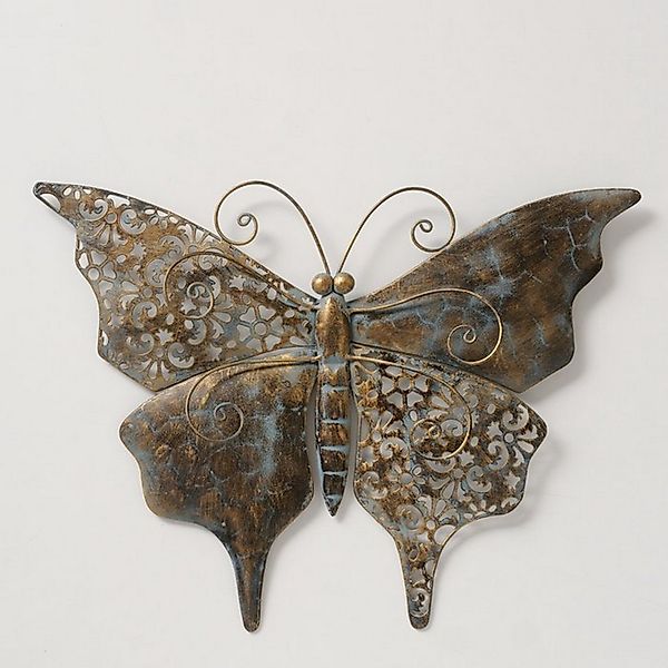 Deko-Impression Wanddekoobjekt Wandobjekt Schmetterling Wanddekoration Eise günstig online kaufen