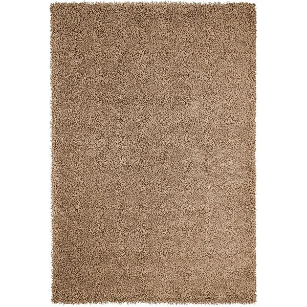 Vimoda Hochflor-Teppich Shaggy Beige, Rechteckig, Höhe: günstig online kaufen