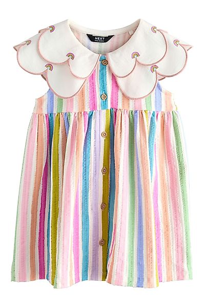 Next Sommerkleid Ärmelloses Sommerkleid mit Kragen günstig online kaufen