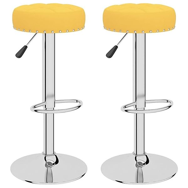 vidaXL Barhocker Barhocker 2 Stk. Senfgelb günstig online kaufen