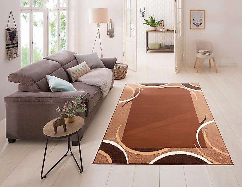 OTTO home Teppich "Noah" rechteckig 7 mm Höhe weiche Haptik, Teppich mit Bo günstig online kaufen