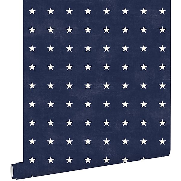 ESTAhome Tapete Sterne Marineblau 53 cm x 10,05 m 136461 günstig online kaufen