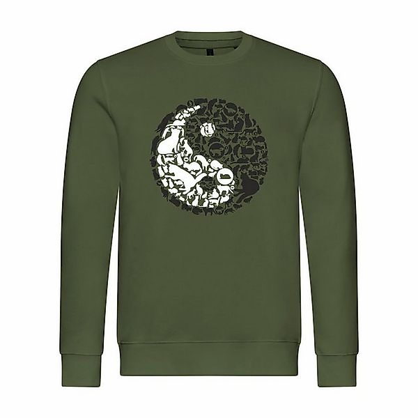 deinshirt Rundhalspullover Herren Pullover Katzen Yin und Yang Mit Print Mo günstig online kaufen