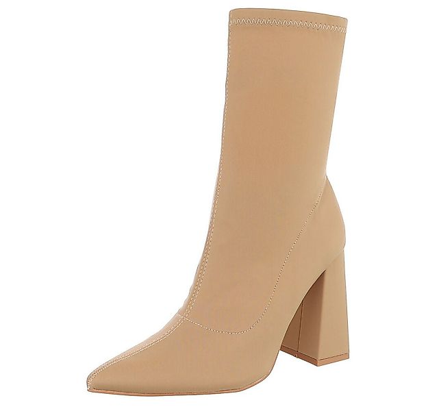 Ital-Design Elegante Blockabsatz-Stiefeletten für Damen, komfortabel und st günstig online kaufen