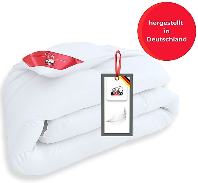 RIBECO Daunenbettdecke + Kopfkissen Johanna, Füllung: Bettdecke: 80% Daunen günstig online kaufen