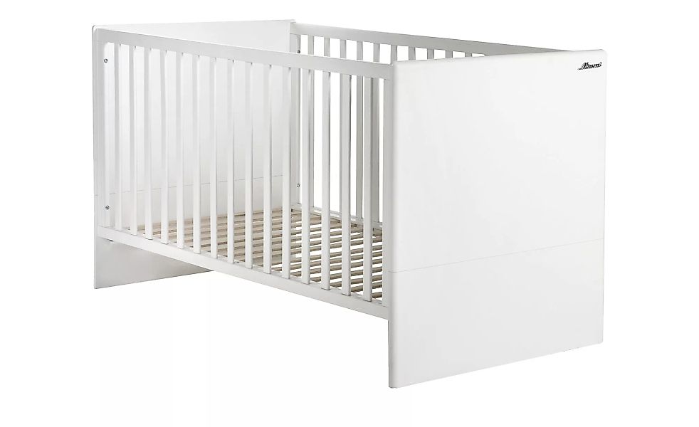 Babybett - weiß - 81 cm - 76 cm - Baby > Babymöbel > Babybetten - Möbel Kra günstig online kaufen