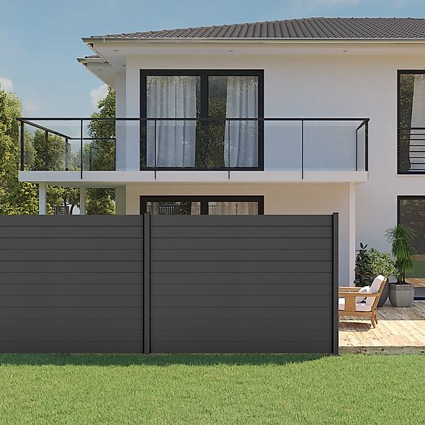 STAKET PRO Gartenzaun "Komplettzaun Paneel 150", LxH: 732,6x187 cm, 3 Eleme günstig online kaufen