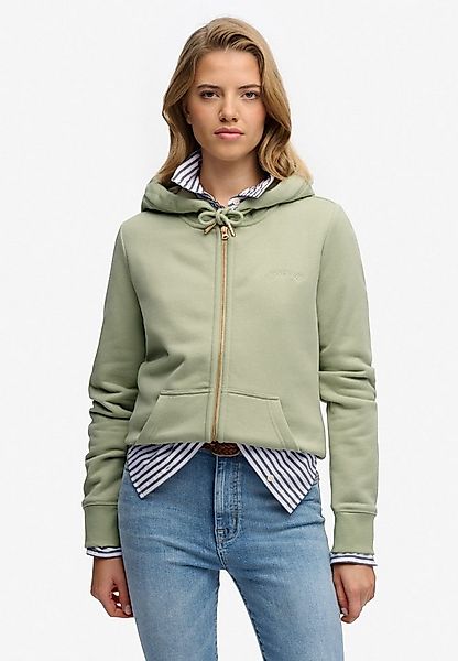 Superdry Kapuzensweatjacke Essential Logo Ziphood Hb Mit Logostickerei günstig online kaufen