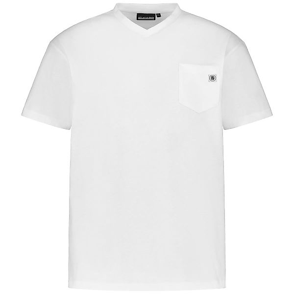 North T-Shirt aus Baumwolle Farbe weiß Größe: 5XL günstig online kaufen