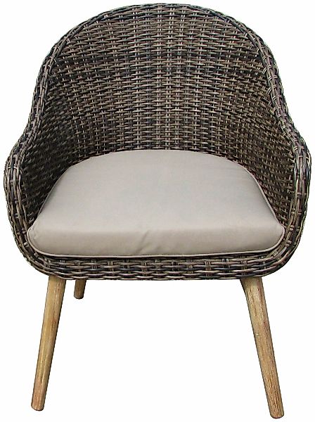 Garden Pleasure Gartenstuhl "PUEBLO" (Set) 2 Stk. 2er Set, mit Auflage günstig online kaufen
