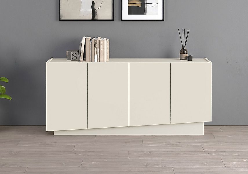INOSIGN Sideboard VELA, Sideboard, Breite 160 cm, Design mit schrägen Türen günstig online kaufen