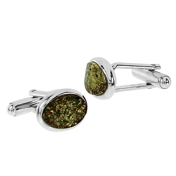 OSTSEE-SCHMUCK Manschettenknöpfe Ostsee-Schmuck Manschettenknöpfe oval Mans günstig online kaufen