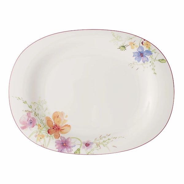 Villeroy & Boch Servierplatte "Servierplatte Mariefleur Basic 34 x 26 cm bu günstig online kaufen