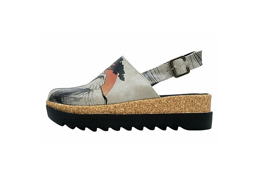 DOGO Akita Sunset Animals Damen Sandalen Sandale Handgefertigt günstig online kaufen