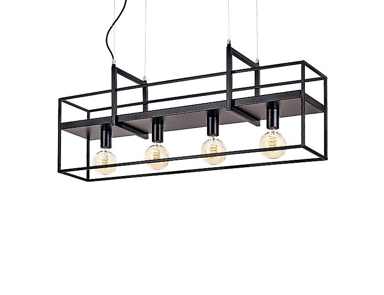 hofstein Pendelleuchte »Valfabbrica« moderne Hängelampe aus Metall in Schwa günstig online kaufen