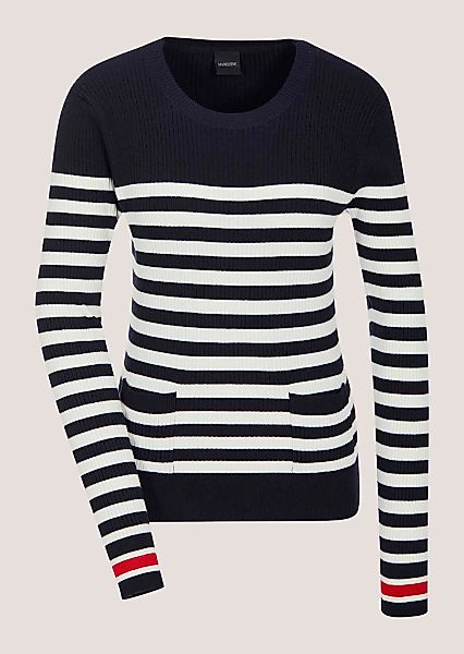 MADELEINE Longpullover "Streifenpullover Feinstrickpullover mit Streifenmus günstig online kaufen