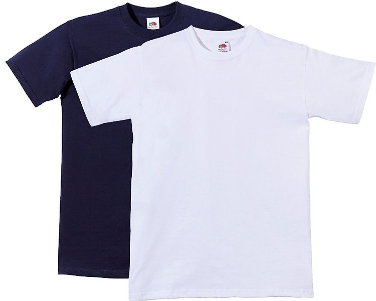 Fruit of the Loom Sweatshirt Unisex-T-Shirt, 2er-Pack Uni günstig online kaufen