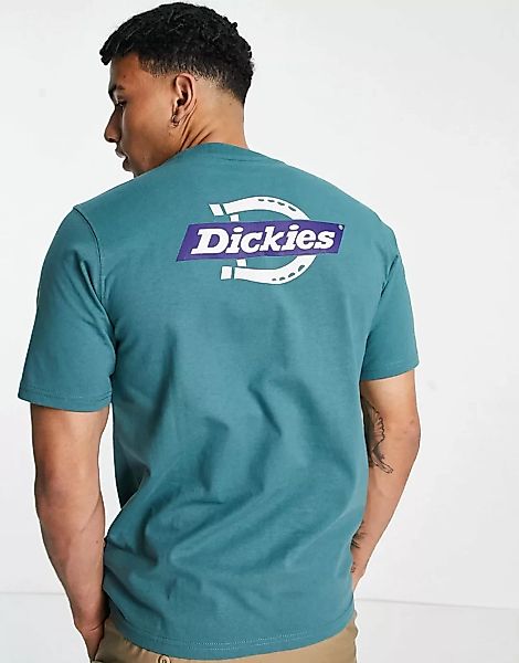 Dickies – Ruston – T-Shirt mit Rückenprint in Grün günstig online kaufen