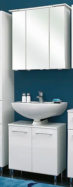 Saphir Badmöbel-Set »Quickset 376 2-teilig, Waschbeckenunterschrank und LED günstig online kaufen