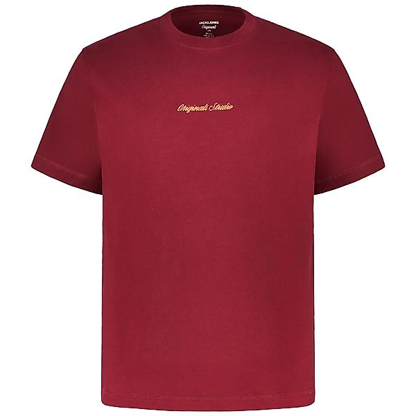 Jack&Jones Basic-T-Shirt Farbe dunkelrot Größe: 3XL günstig online kaufen