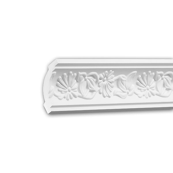 PROFHOME 150188 Eckleiste aus Polyurethan Deckenleiste Stuckleiste 2 m 200 günstig online kaufen