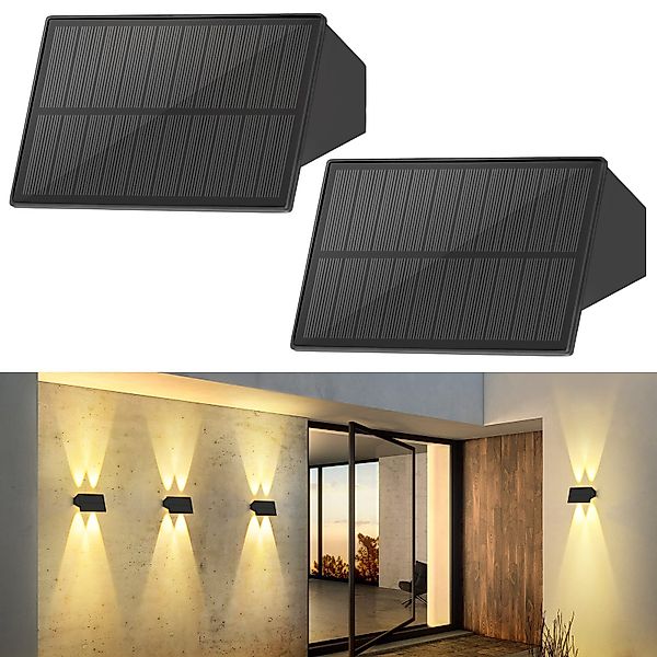 ZMH Außen-Wandleuchte 1/2/4 Wandlampe Warmweiß 3000K günstig online kaufen