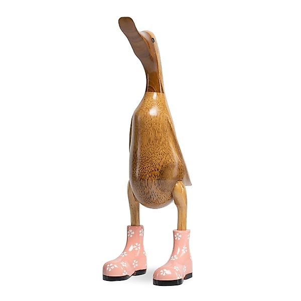 Rikmani Dekofigur Holzfigur Ente Stiefel - günstig online kaufen