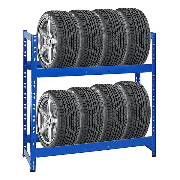PROREGAL Reifenregal Tiger HxBxT 100 x 110 x 35 cm bis zu 8 Reifen auf 2 Eb günstig online kaufen