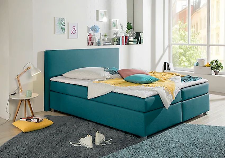 INOSIGN Boxspringbett "Eliana", inkl. Topper, in 4 Breiten, 3 Matratzenarte günstig online kaufen