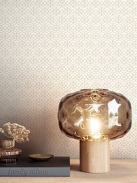 Newroom Vliestapete, Beige Tapete Glamour Leicht günstig online kaufen
