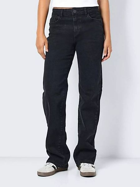 Noisy may Straight-Jeans NMYOLANDA NW WIDE JEANS BLACK NOOS günstig online kaufen
