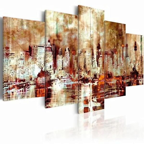 artgeist Wandbild Stadt der Schatten mehrfarbig Gr. 200 x 100 günstig online kaufen