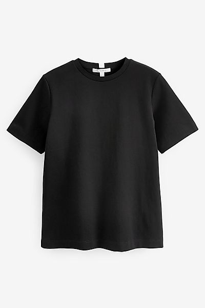Next T-Shirt Schweres Kurzarm-T-Shirt, Kurzgröße (1-tlg) günstig online kaufen