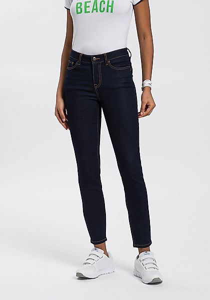 KangaROOS Slim-fit-Jeans "CROPPED HIGH WAIST SLIM FIT" schmale Passform, Rö günstig online kaufen