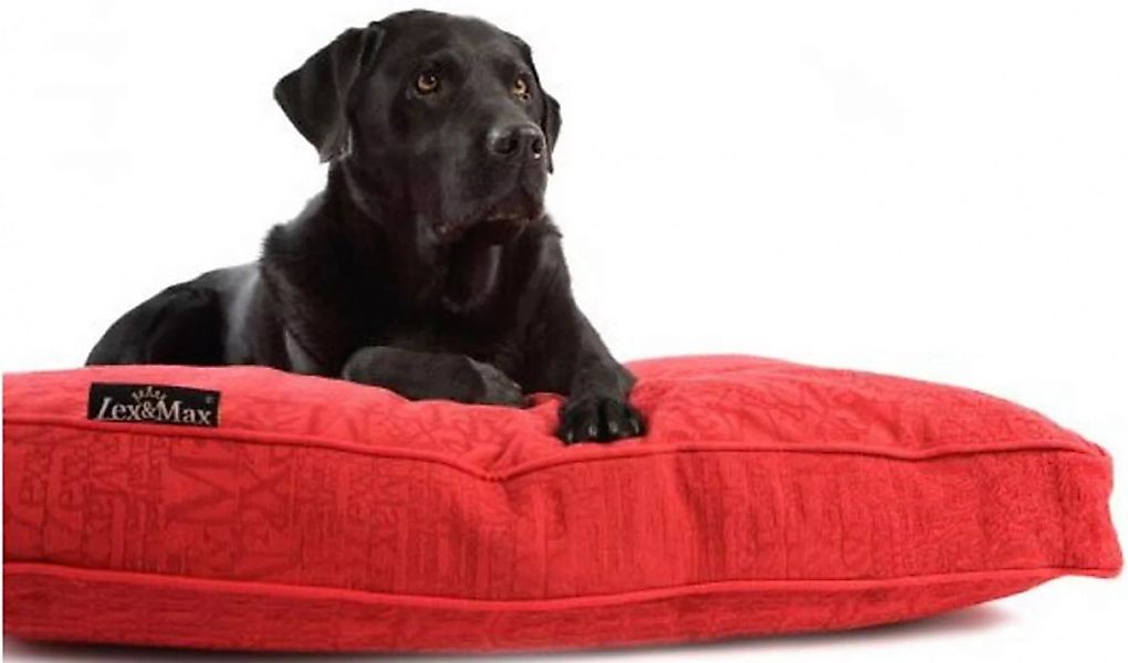 Hundekissenbezug Chic 90 X 65 Cm Baumwolle Rot günstig online kaufen