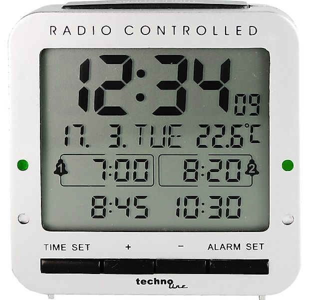 technoline Funkwecker WT 245 mit 4 Weckalarmen günstig online kaufen