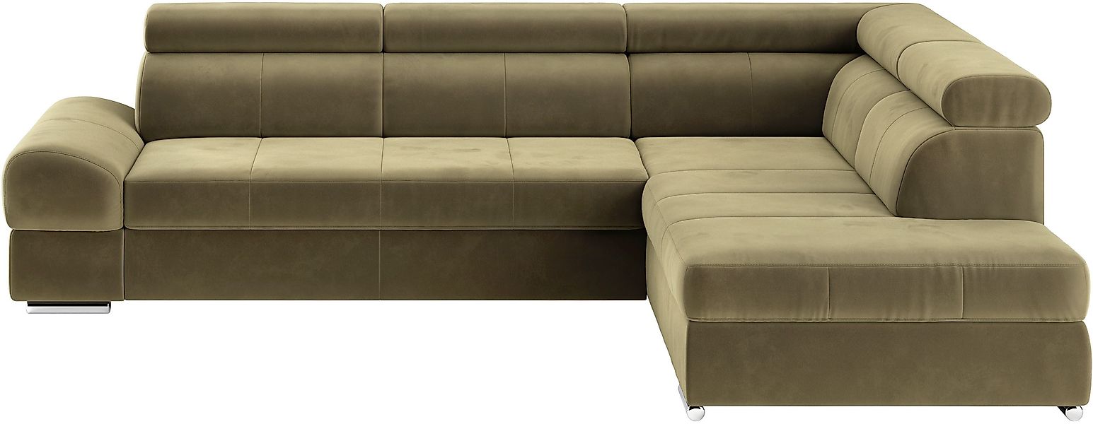 sit&more Ecksofa "Broadway L-Form" mit verstellbaren Kopfteilen, wahlweise günstig online kaufen